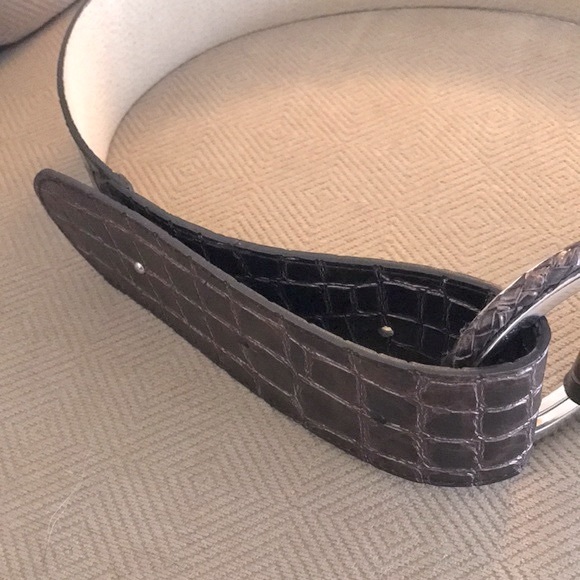 CHICO’S Crocodile Embossed Belt - Picture 7 of 13